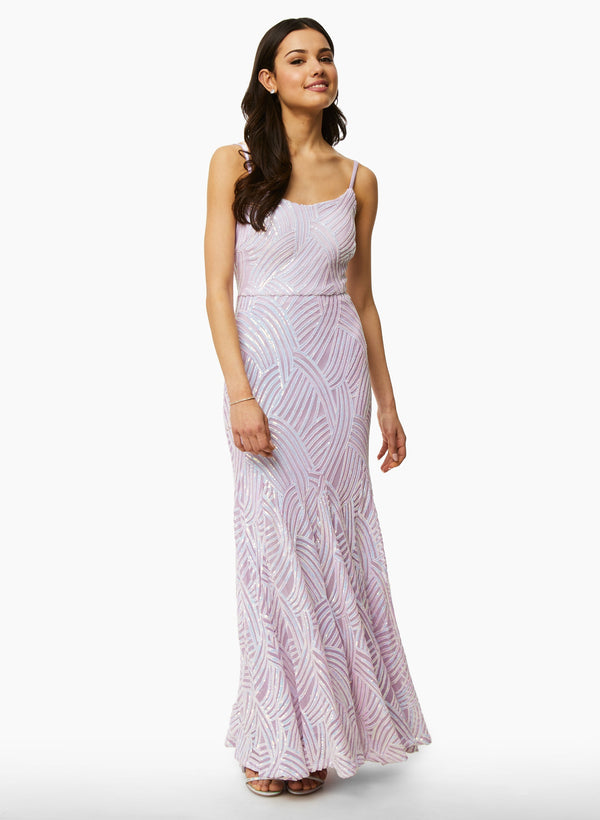 laura Sequin Detail Dress