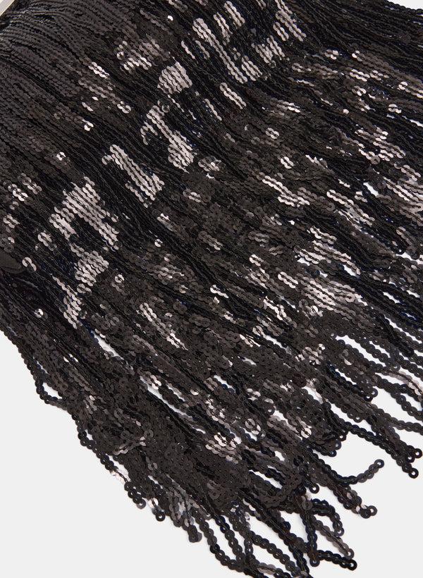 Laura Sequin Fringe Bag