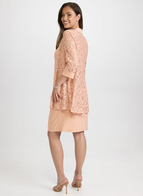 Laura Sequined Jacket & Dress Set