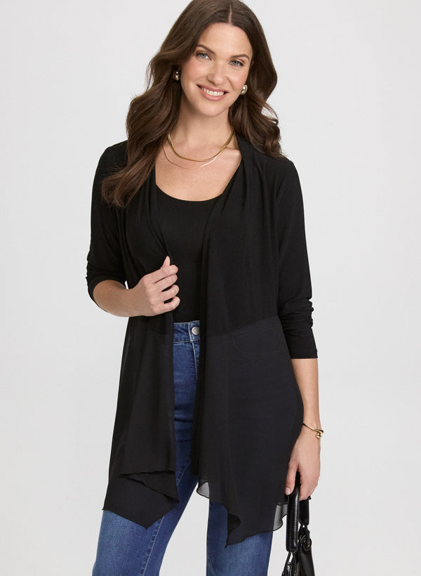 Laura Sheer Open-Front Cover-Up