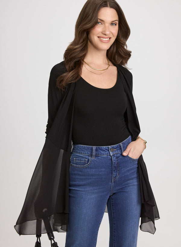 laura Sheer Open-Front Cover-Up