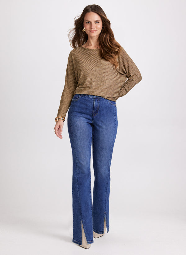 Laura Shimmer Knit Top