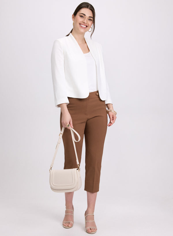 Laura Short Collarless Jacket