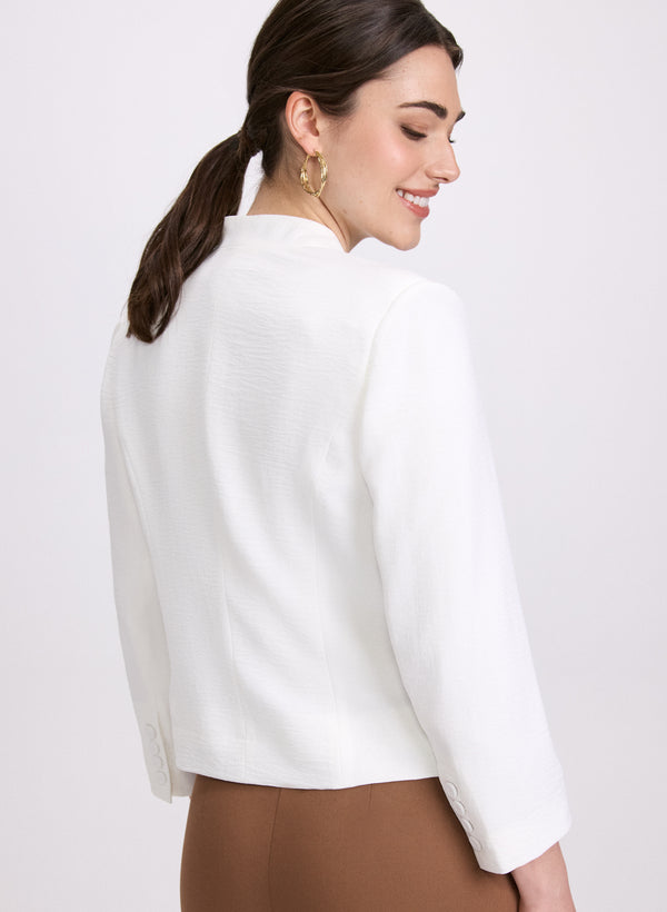 Laura Short Collarless Jacket