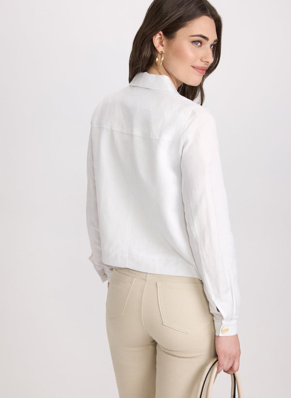 Laura Short Linen Jacket