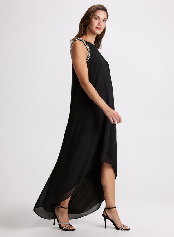 Laura Sleeveless Chiffon Dress