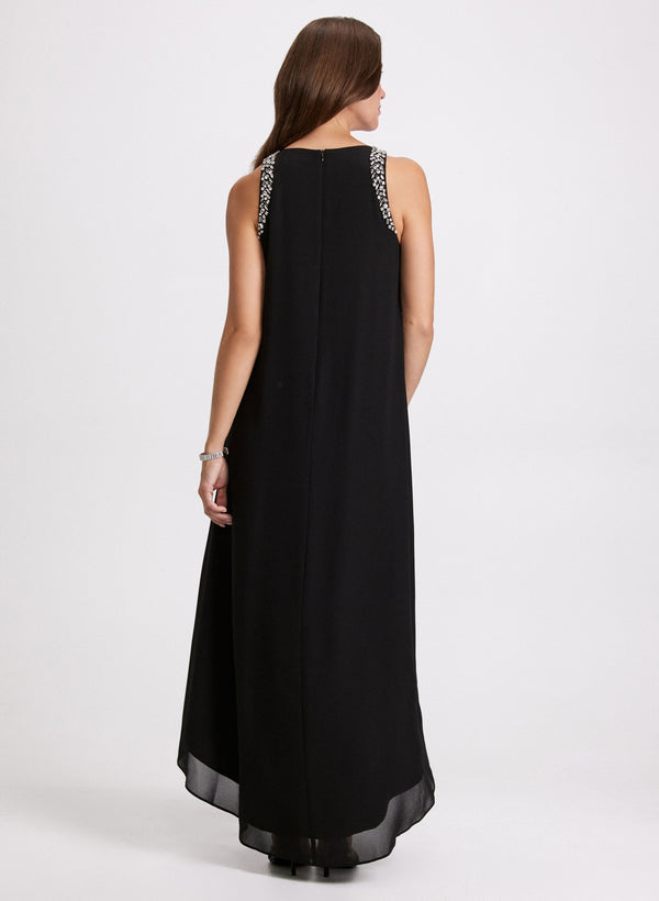 Laura Sleeveless Chiffon Dress