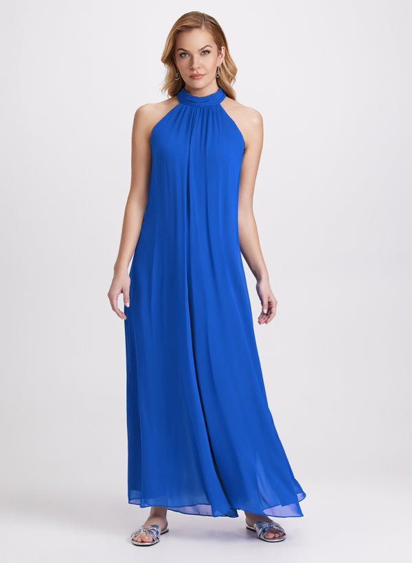 laura Sleeveless Chiffon Jumpsuit