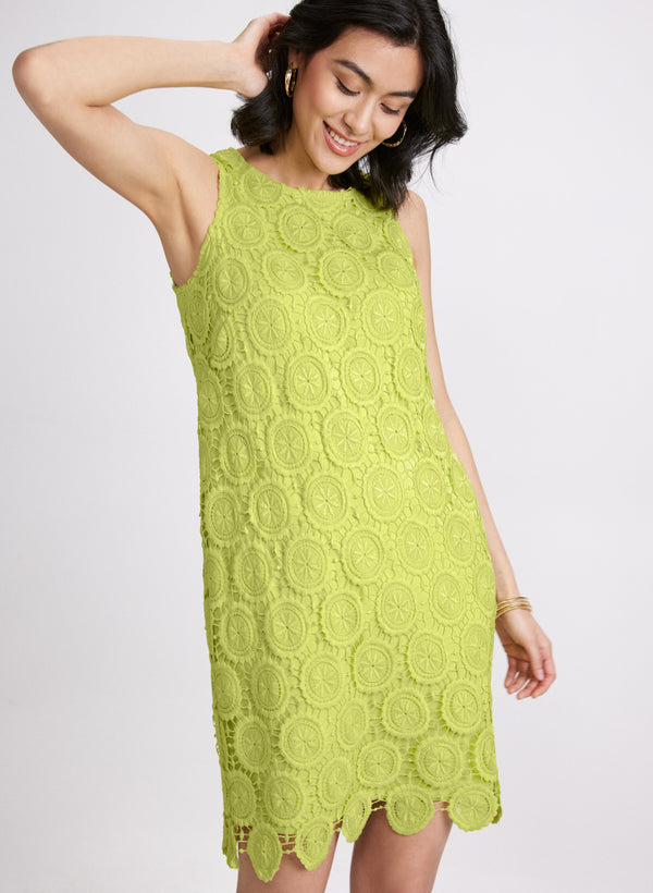 Laura Sleeveless Crochet Dress