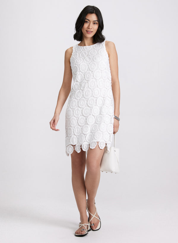 laura Sleeveless Crochet Dress