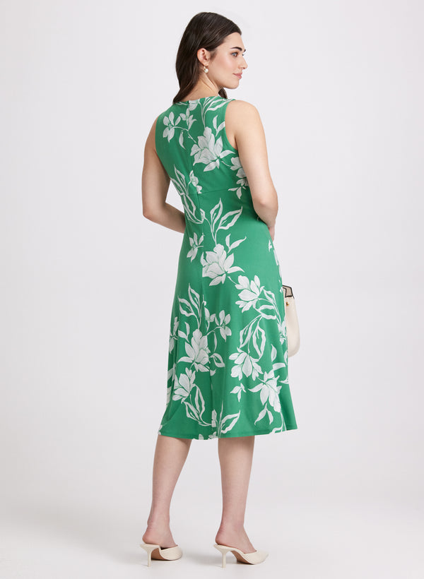 Laura Sleeveless Floral Dress