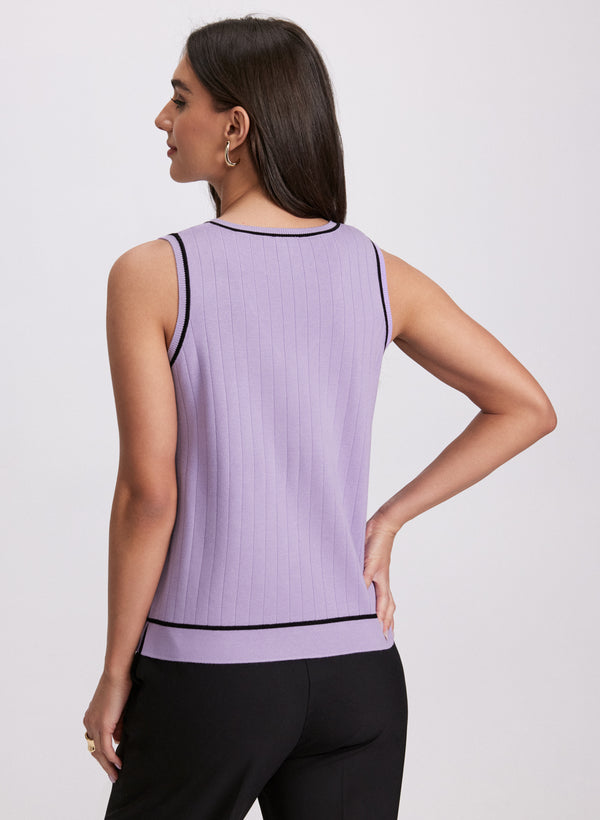 Laura Sleeveless Knit Sweater