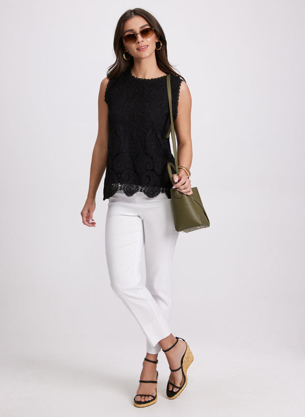 Laura Sleeveless Lace Top
