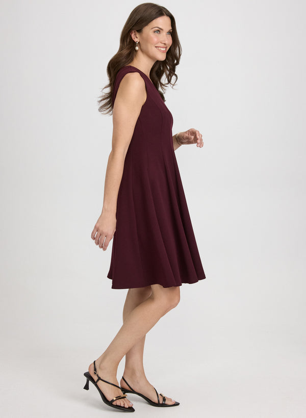 Laura Sleeveless V-Neck Dress