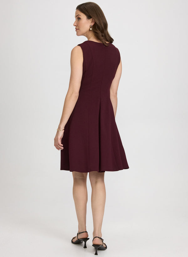 Laura Sleeveless V-Neck Dress