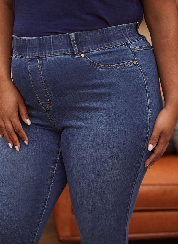Laura Slim Leg Pull-On Jeans