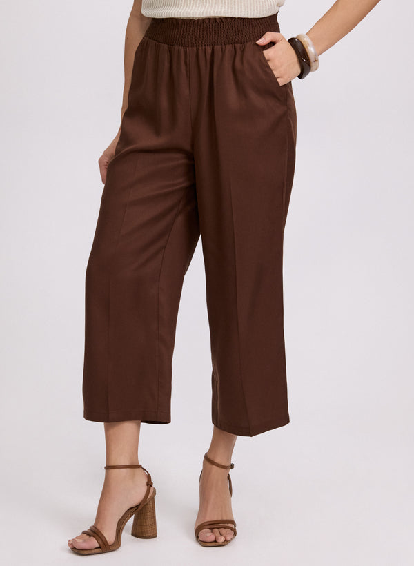 laura Smocked Waist Culottes
