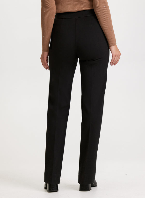 Laura Sofia Pull-On Straight-Leg Pants - Tall