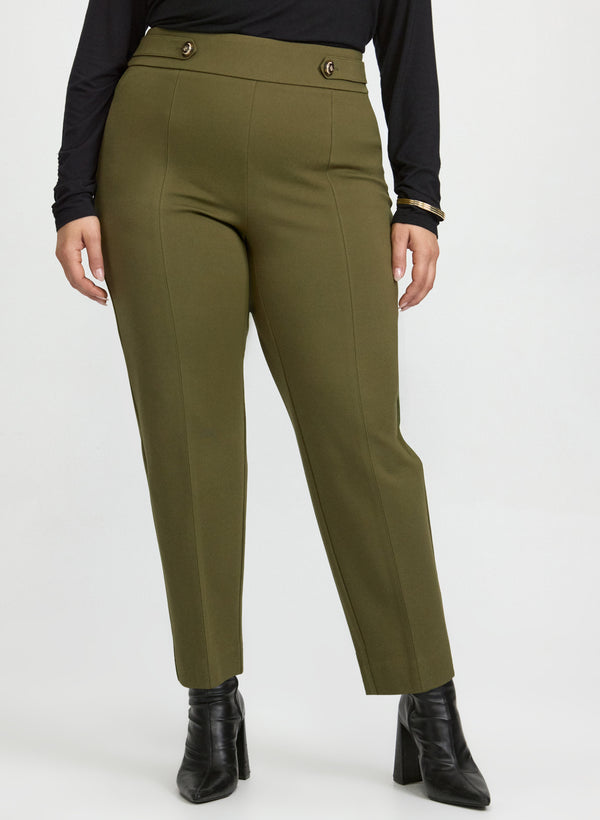 laura Sofia Slim-Leg Pants