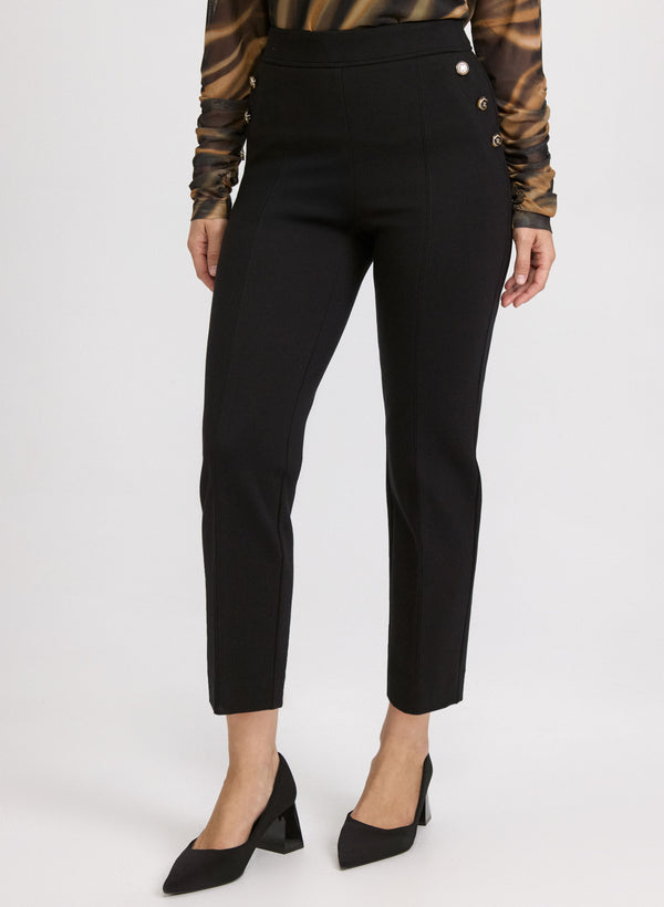 laura Sofia Slim-Leg Pants