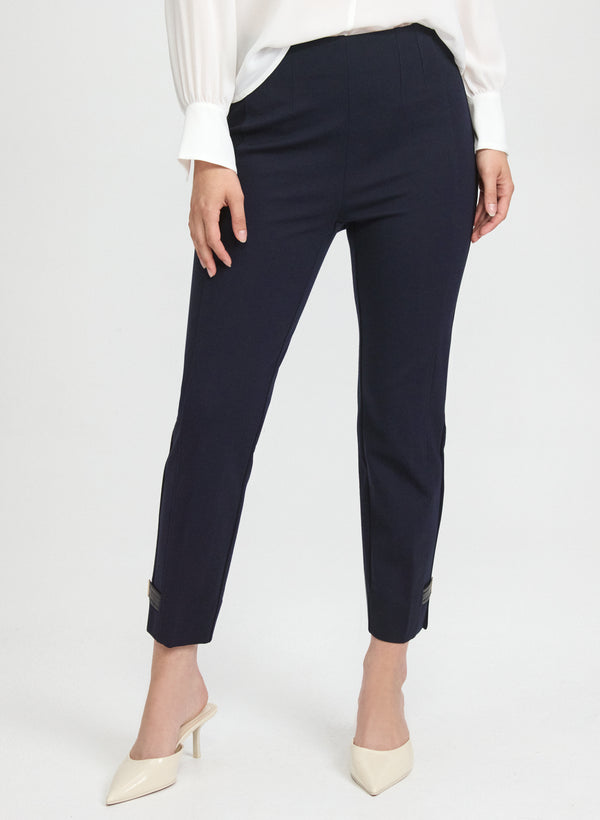 laura Sofia Slim-Leg Pants