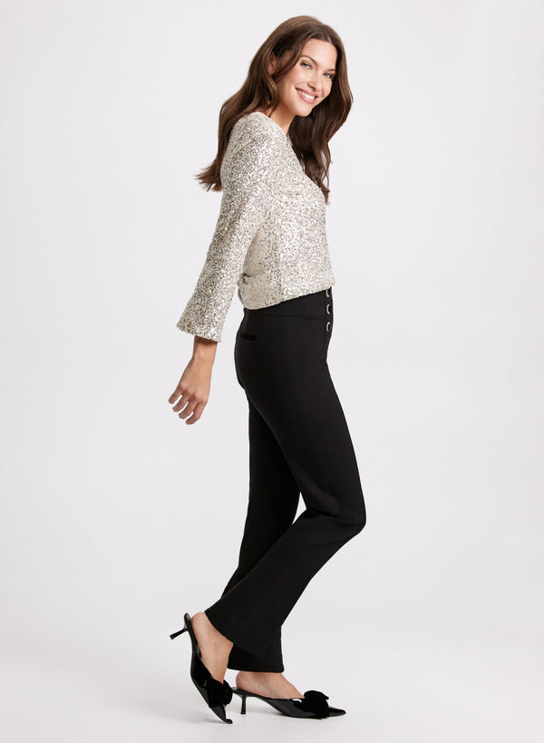 Laura Sofia Slim-Leg Pants - Regular