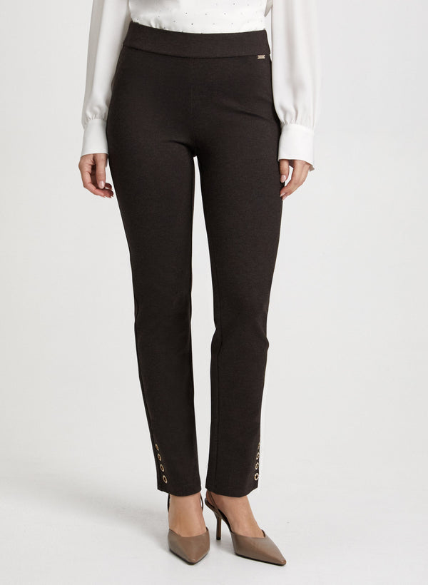 laura Sofia Slim-Leg Pants - Regular