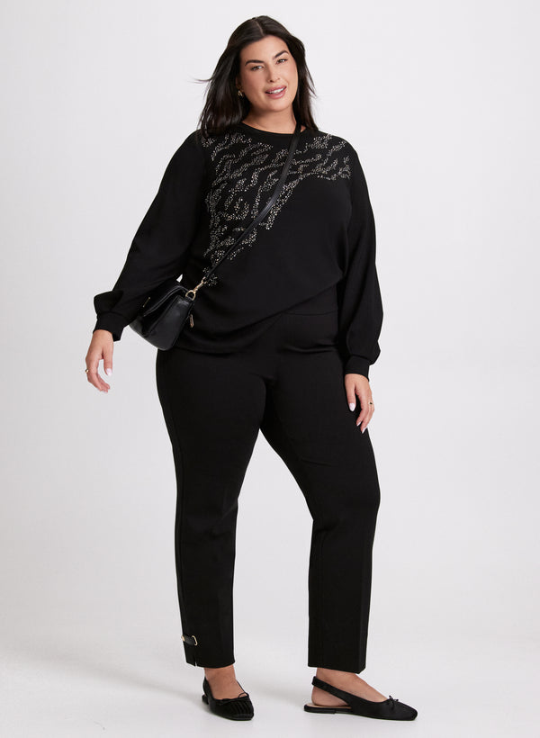 Laura Sofia Slim-Leg Pants - Regular