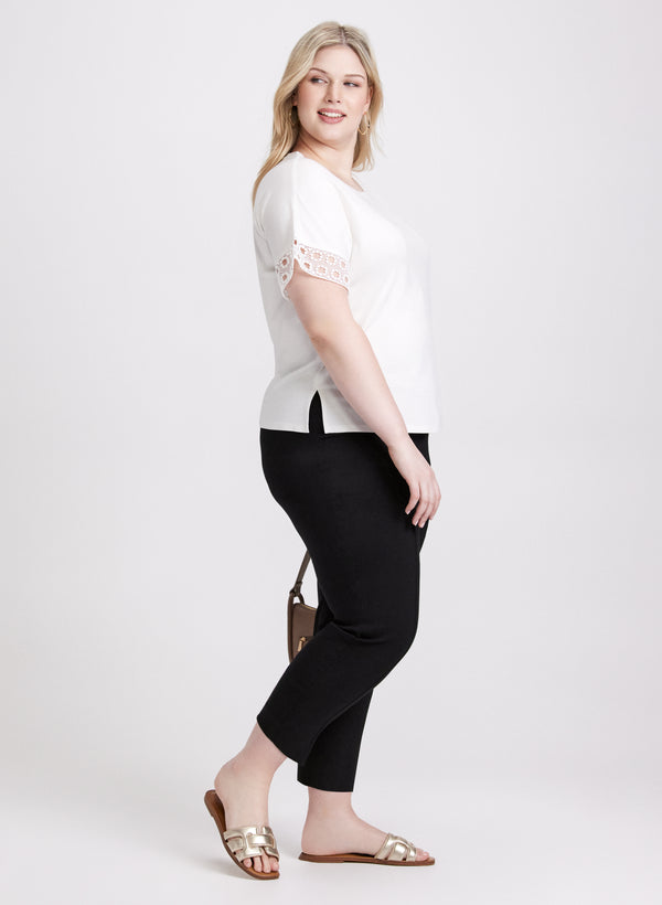 Laura Sofia Slim-Leg Pants - Short