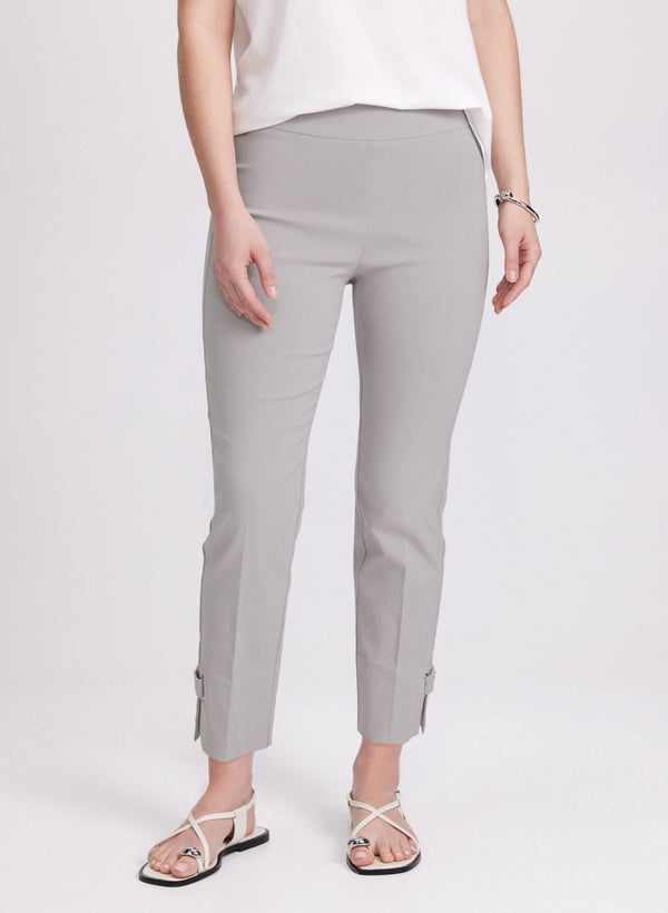 laura Sofia Slim-Leg Pants - Short
