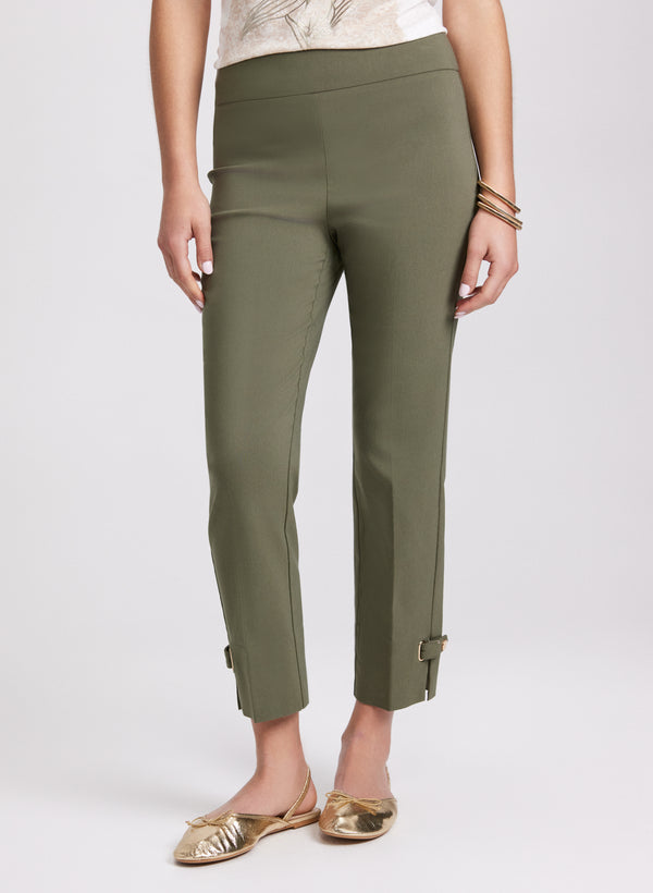 laura Sofia Slim-Leg Pants - Short