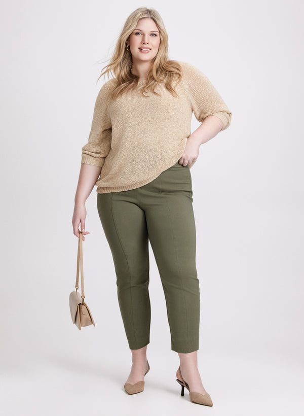 Laura Sofia Slim-Leg Pants - Short