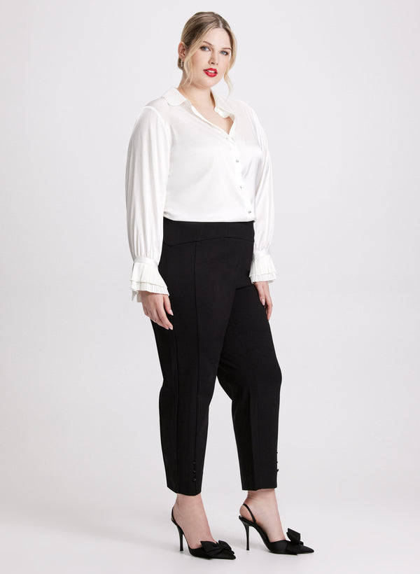 Laura Sofia Slim-Leg Pants - Short
