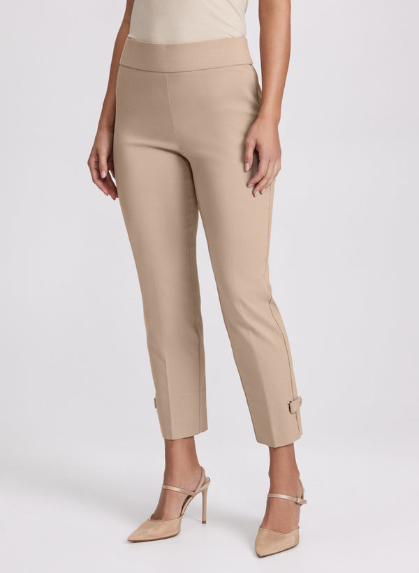 laura Sofia Slim-Leg Pants - Short
