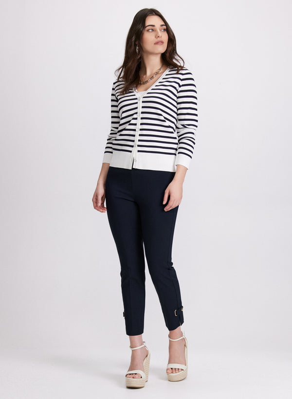 Laura Sofia Slim-Leg Pants - Short