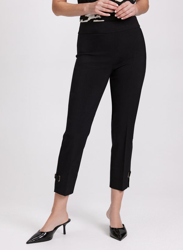 laura Sofia Slim-Leg Pants - Short