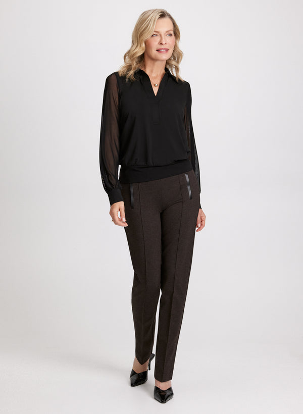 Laura Sofia Slim-Leg Pants - Tall