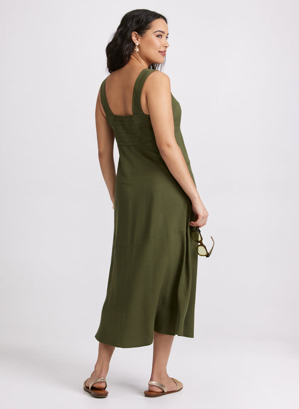 Laura Square Neck Midi Dress
