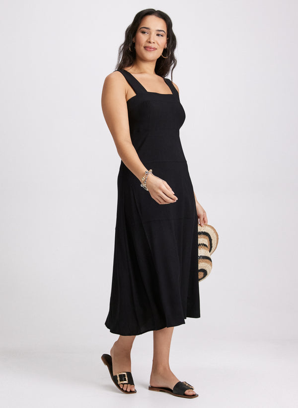 Laura Square Neck Midi Dress