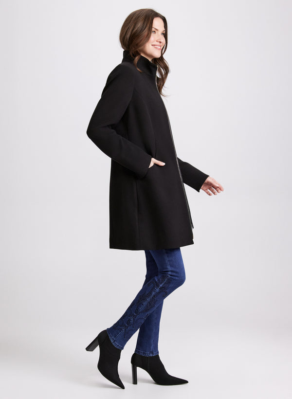 Laura Stand Collar Coat