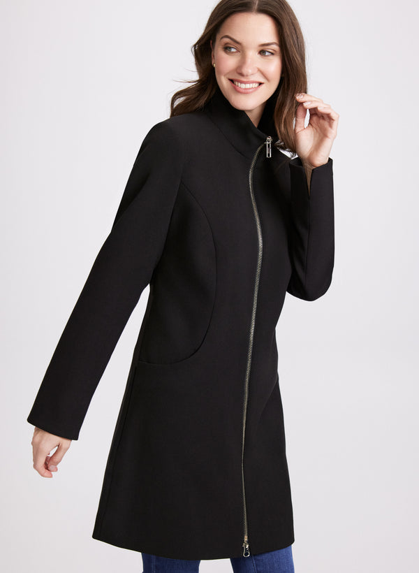 laura Stand Collar Coat