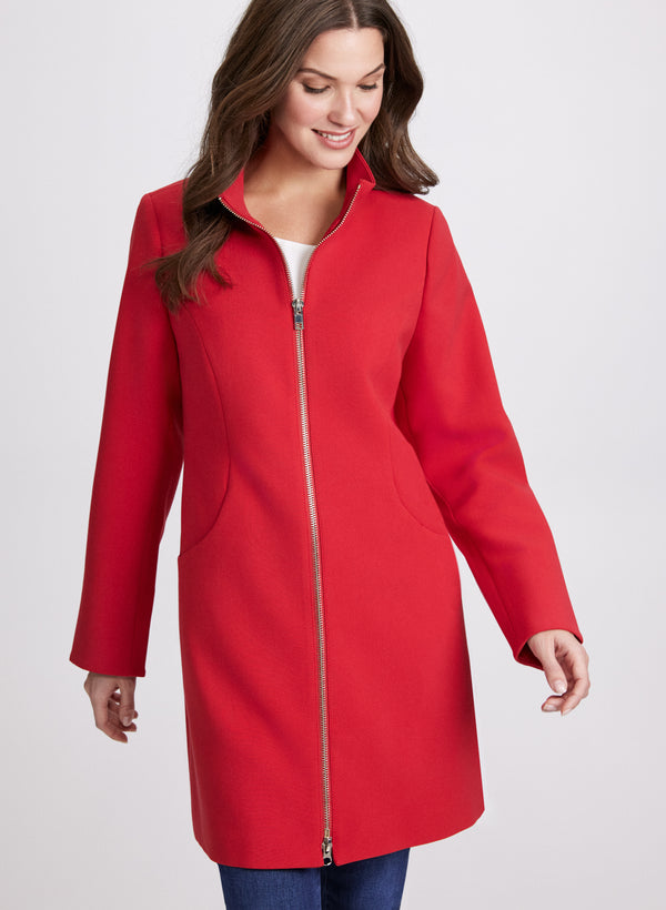 laura Stand Collar Coat