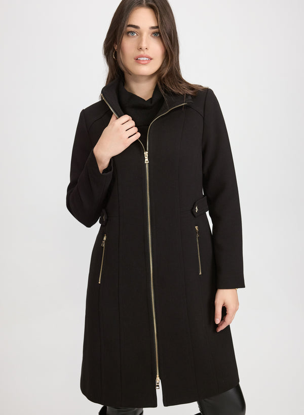 laura Stand Collar Coat