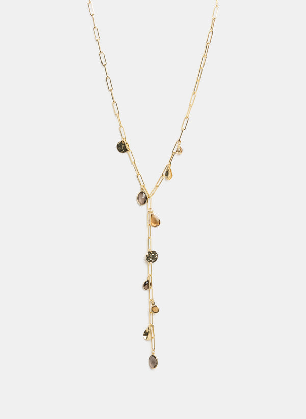 laura Stone Insert Y-Necklace