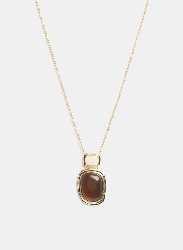 laura Stone Pendant Necklace