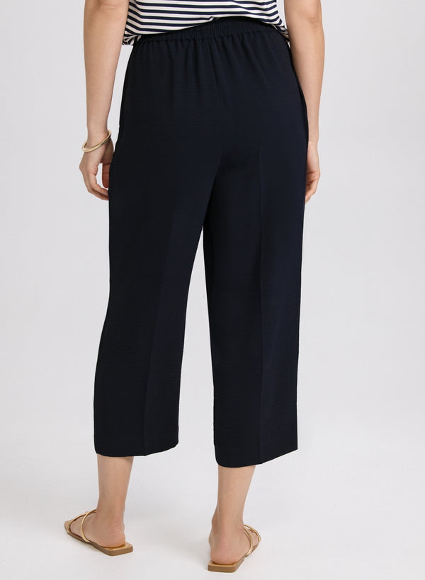 Laura Straight-Leg Drawstring Capris