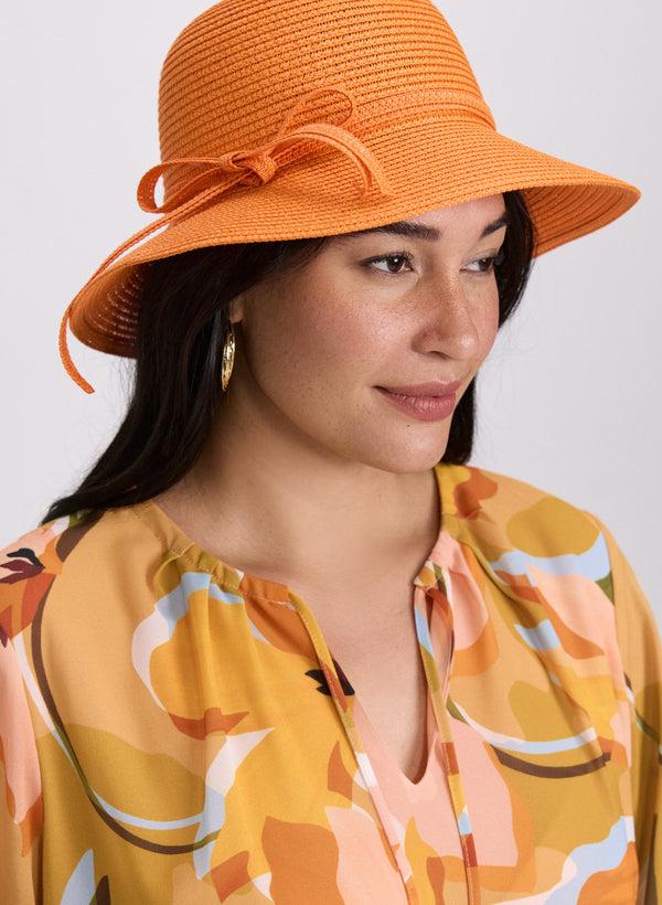 Laura Straw Cloche Hat