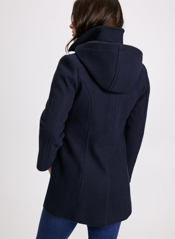 Laura Stretch Wool-Blend Coat