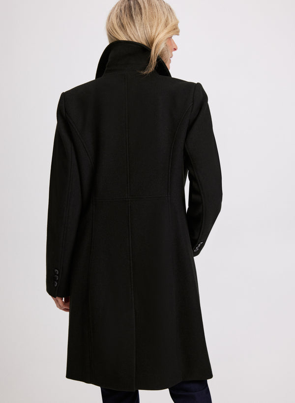 Laura Stretch Wool Blend Coat