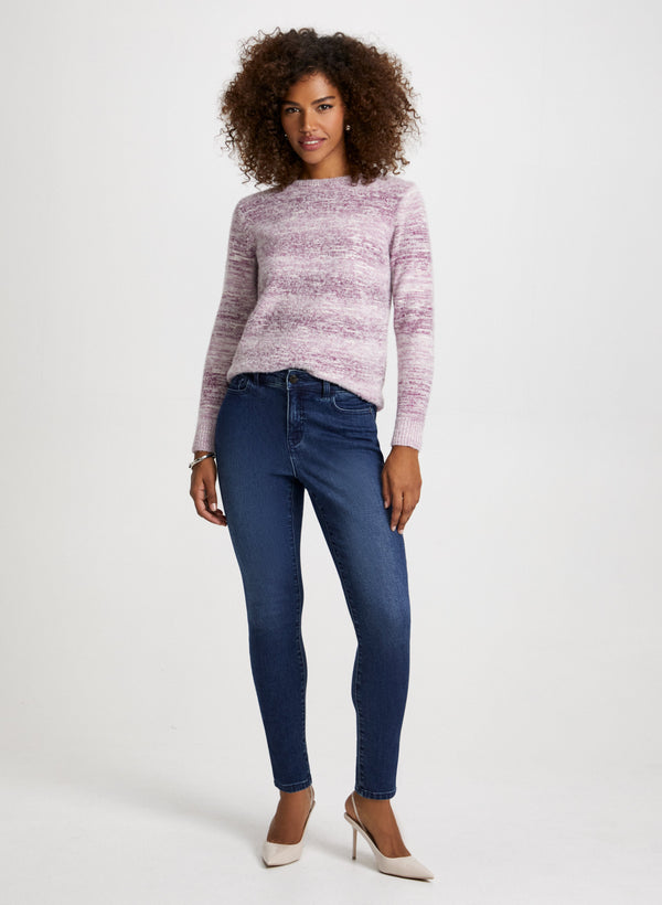 Laura Stripe Gradient Motif Sweater